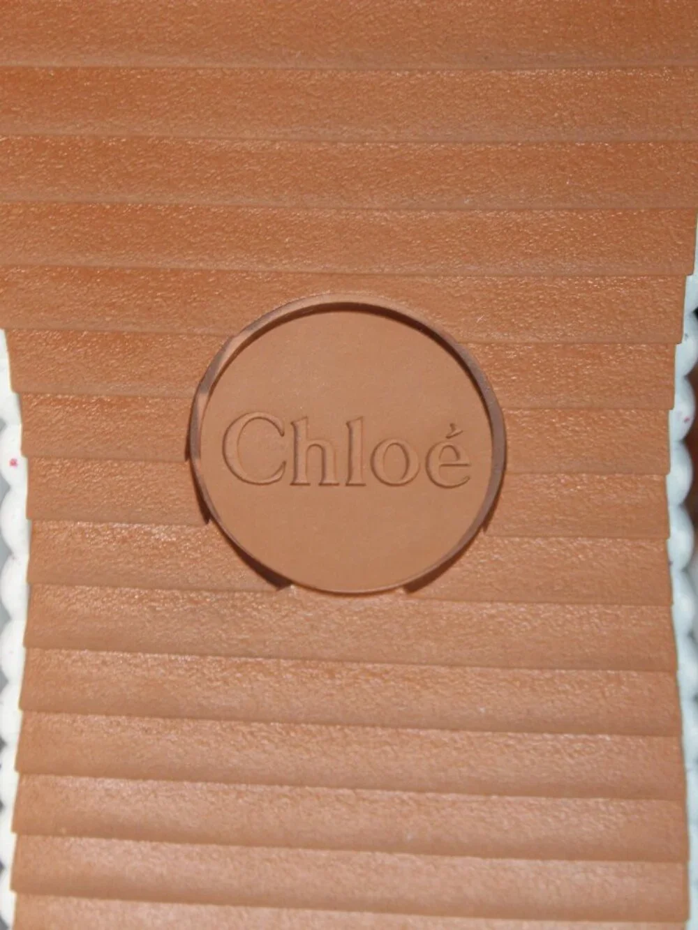 NEW Chloe Chloé Nama Wedge Sandals Platform Ankle Wrap Brown 39